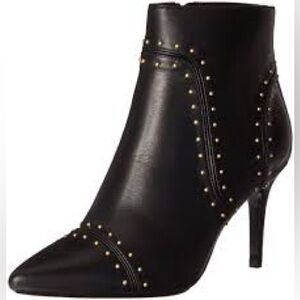 Calvin Klein Studded Grazia Ankle Boots with gold details size 9.5